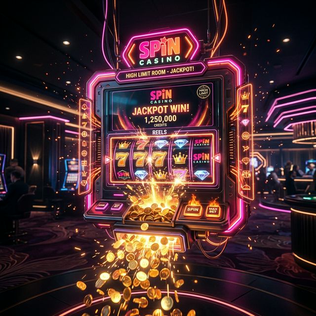 Spin Casino Slots & Progressive Jackpots Experience